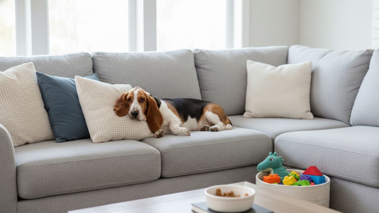 7 Calm‑Couch Dog Breeds Perfect for Families with Busy Kids