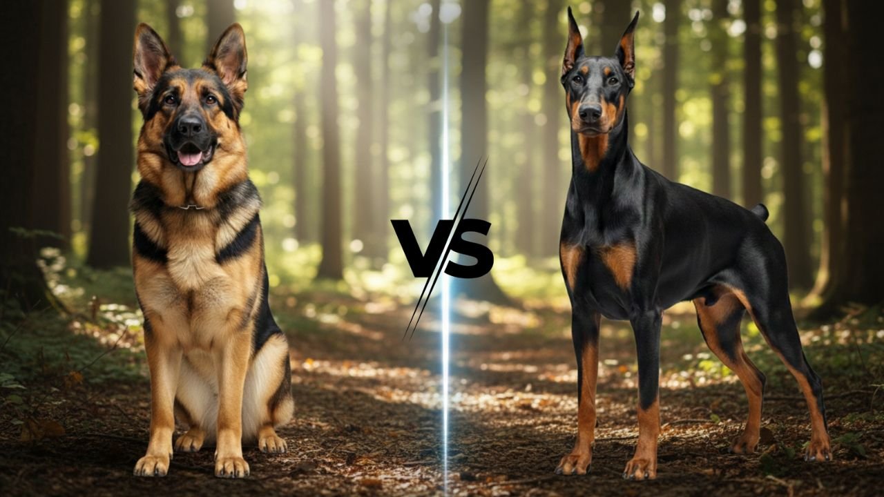 German Shepherd vs. Doberman: Evaluating These Dog Breeds
